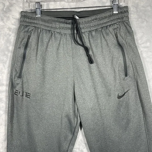 Nike Pants Nike Elite Sweatpants Mens M Gray Drifit Athletic